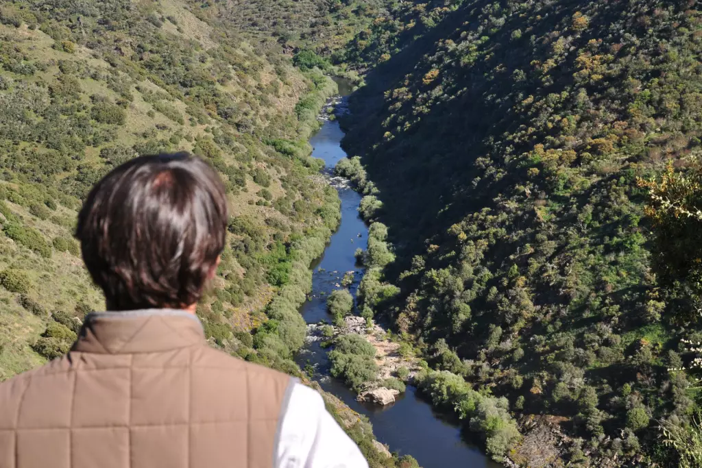 Paisaje entre los cañones del Parque Natural